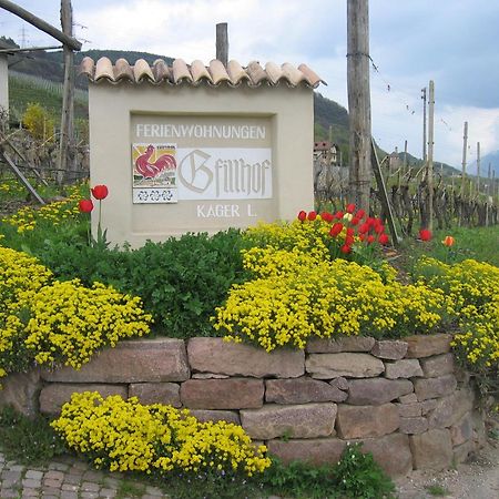 Gfillhof Ferienwohnung 3 Appiano Sulla Strada Del Vino Exterior foto